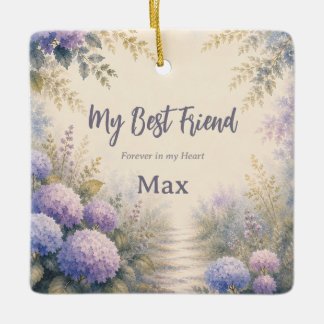 Personalized Rainbow Bridge Pet Memorial Ornament