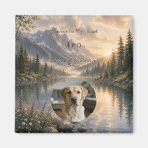 Personalized Rainbow Bridge Pet Memorial Photo