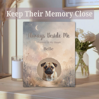 Personalized Rainbow Bridge Pet Memorial Plaque