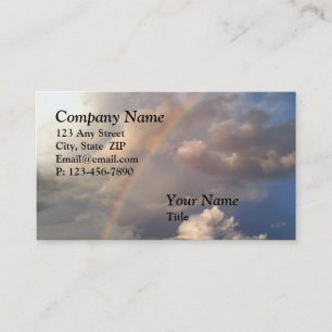 Personalized Rainbow Business Cards