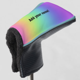 Personalized Rainbow Golf Head Cover