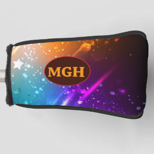Personalized Rainbow Golf Putter Head Cover