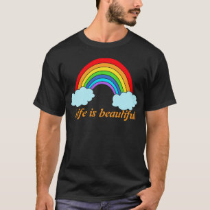 Personalized Rainbow Hoodie Custom Name & Quote T-Shirt