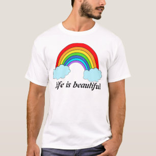 Personalized Rainbow Hoodie Custom Name & Quote T-Shirt