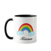 Personalized Rainbow Name Mug | Colourful