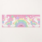 Unicorn Namaste Yoga Mat - Cute Unicorn Yoga Mat - Practice Yoga