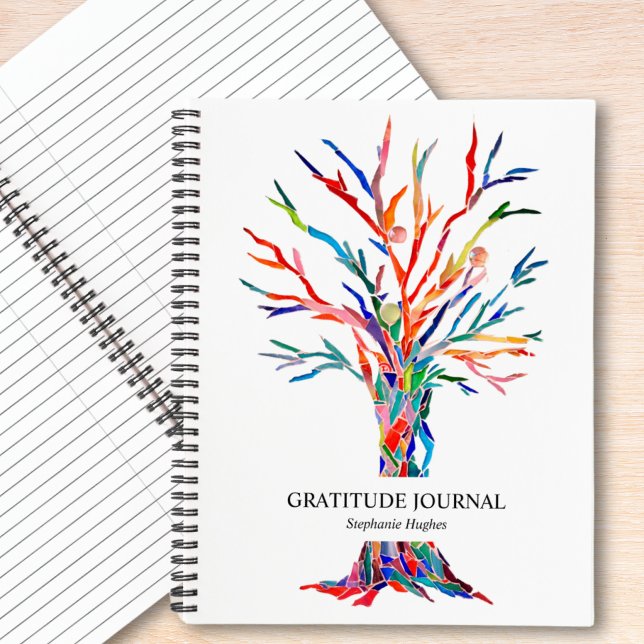 Personalized Rainbow Tree Gratitude Journal (Creator Uploaded)