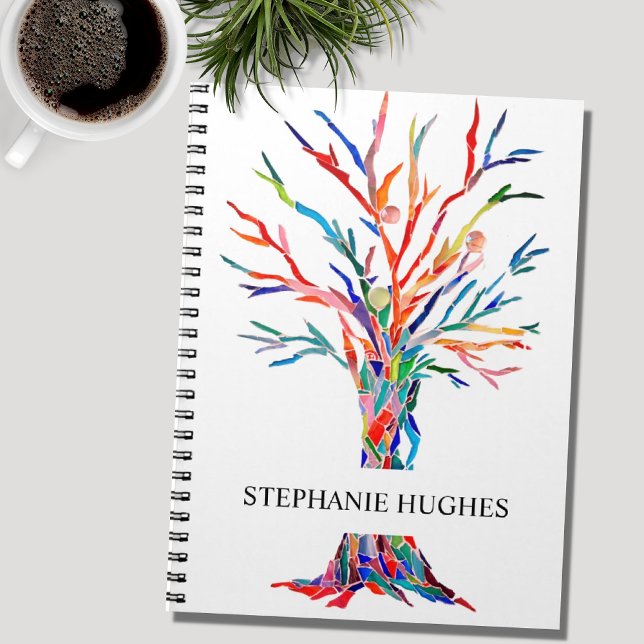 Personalized Rainbow Tree  Notebook (Creator Uploaded)