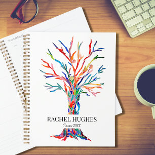 Personalized Rainbow Tree Planner