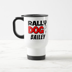 Personalized Rally Dog Obedience Sport Travel Mug