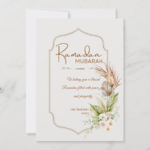 Personalized Ramadan Mubarak Greeting Card