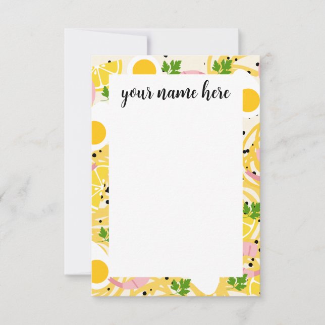 Personalized Ramen Notecards (Front)