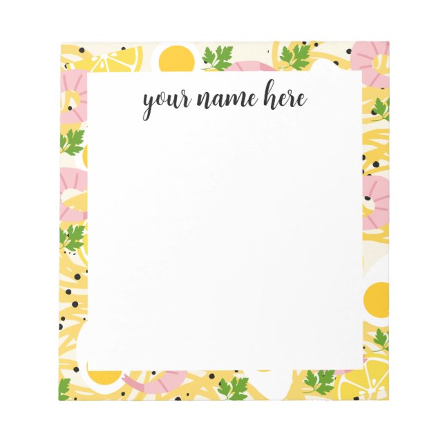 Personalized Ramen Notepad (Front)
