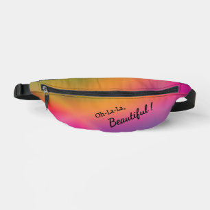 Personalized Raspberry Melon Fanny Pack
