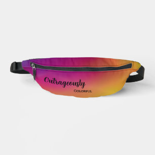 Personalized Raspberry Pear Fanny Pack