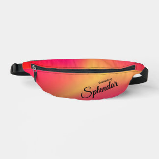 Personalized Raspberry Pineapple Fanny Pack