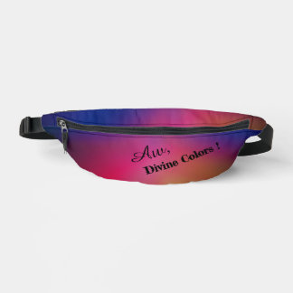 Personalized Raspberry Plum Fanny Pack