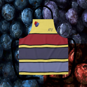 Personalized Raspberry Tart-Coloured Apron