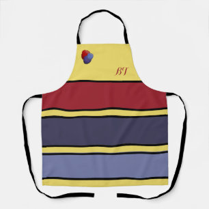 Personalized Raspberry Tart-Coloured Apron