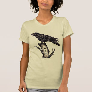 Personalized Raven/Crow T Shirt, Original Art T-Shirt