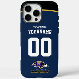 Personalized Ravens Jersey American Football iPhone 16 Pro Max Case