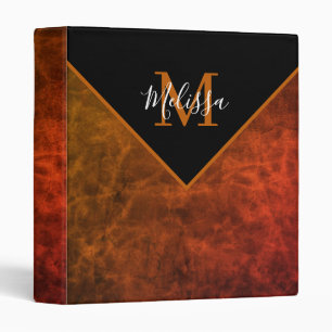 Personalized rawhide personalized binder