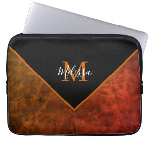 Personalized rawhide personalized laptop sleeve