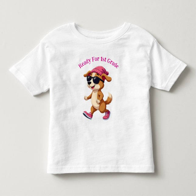 Personalized Ready For Kindergarten Toddler T-shirt (Front)