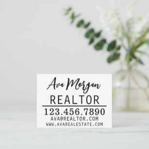 Personalized Real Estate Agent Gift Business Card