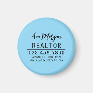 Personalized Real Estate Agent Gift Magnet