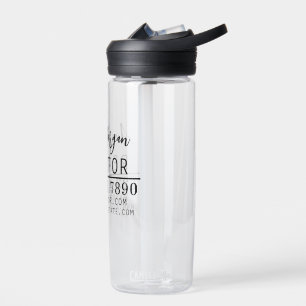 Personalized Real Estate Agent Gift Water Bottle