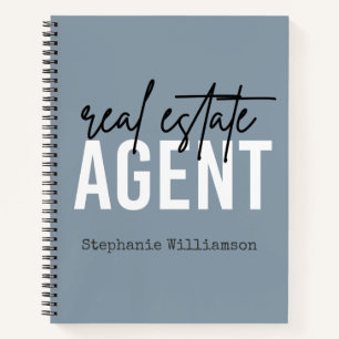Personalized Real Estate Agent Gifts for Realtor Notebook