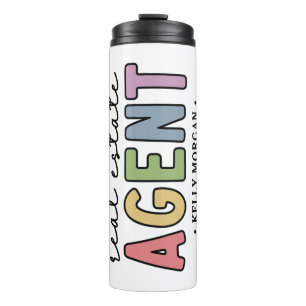 Personalized Real Estate Agent Realtor Gifts Thermal Tumbler