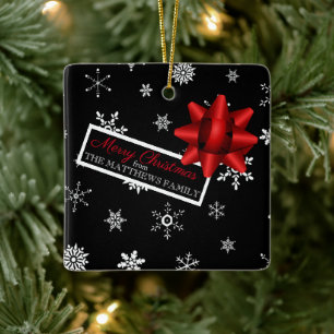 Personalized Realistic Simulated Christmas Gift Ceramic Ornament
