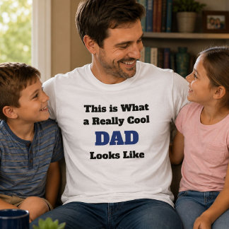Personalized Really Cool Dad Looks Like T-Shirt