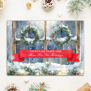 Personalized Realtor Home for the Holidays Holiday Card