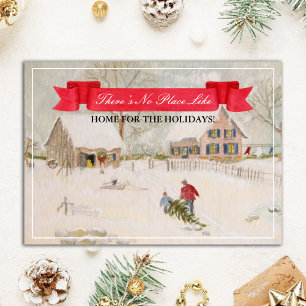 Personalized Realtor Home for the Holidays Holiday Card