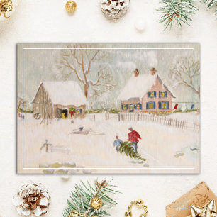 Personalized Realtor Home for the Holidays Holiday Card