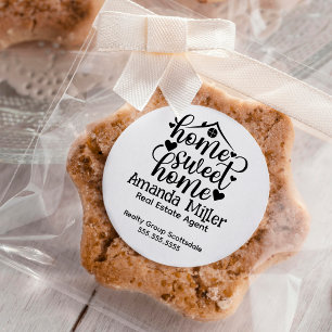 Personalized Realtor Real Estate Agent Open House Classic Round Sticker