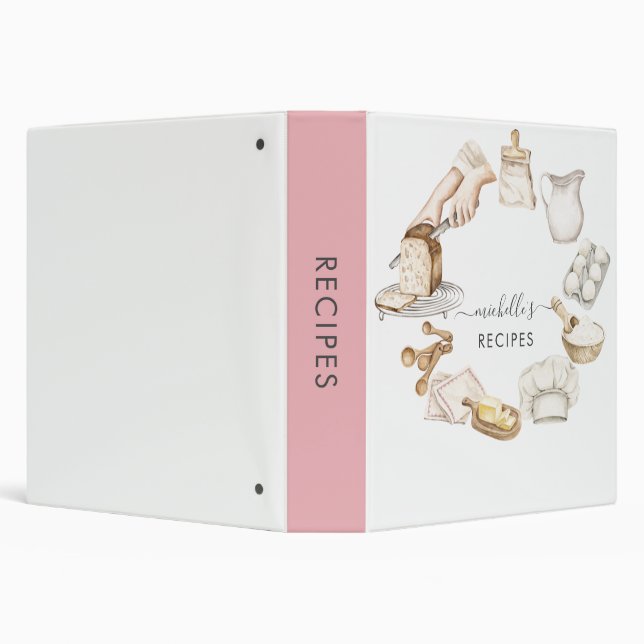 Personalized Recipe Binder (Background)