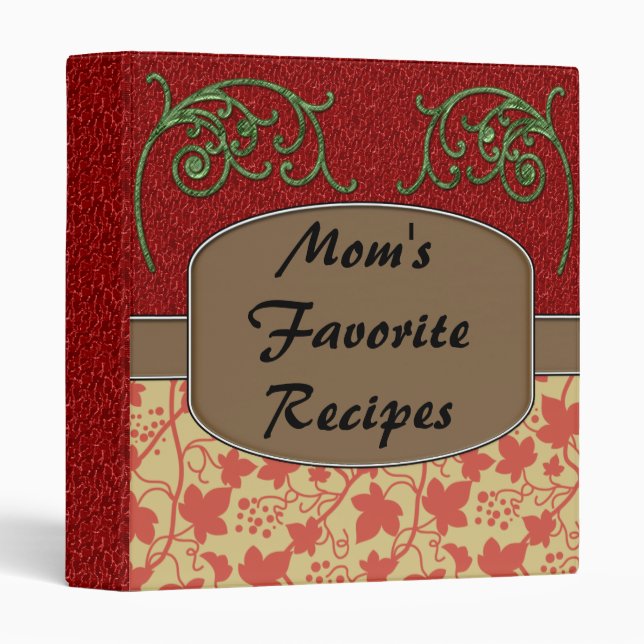 Personalized Recipe Binder (Front/Spine)