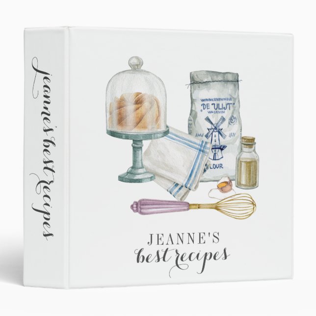 Personalized Recipe Binder (Front/Spine)