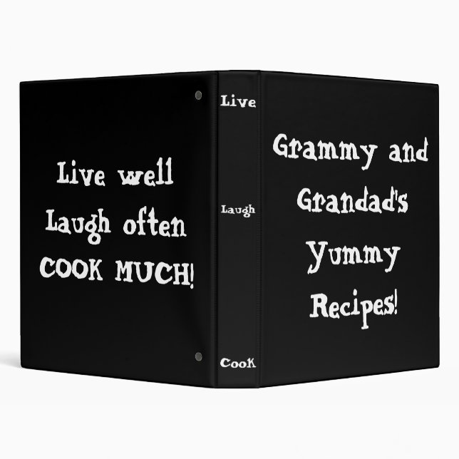 Personalized Recipe Binder add your names (Background)