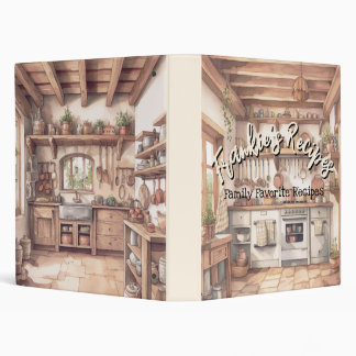 Personalized Recipe Binder/Cookbook Binder