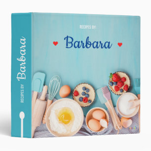 Personalized Recipe Binder Organizer 