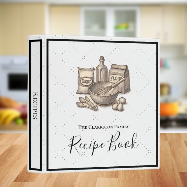 Personalized Recipe Binder with Vintage Feel (Creator Uploaded)