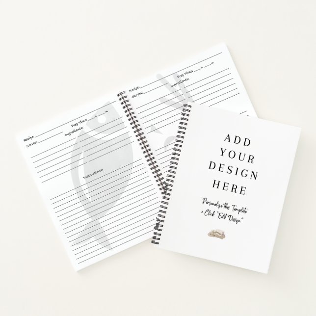 Personalized Recipe Book (Inside)