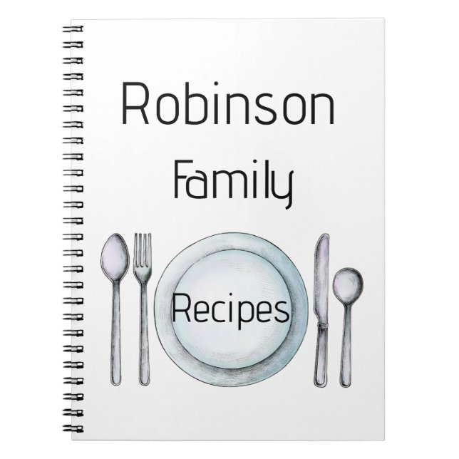 Personalized Recipe Book (Front)