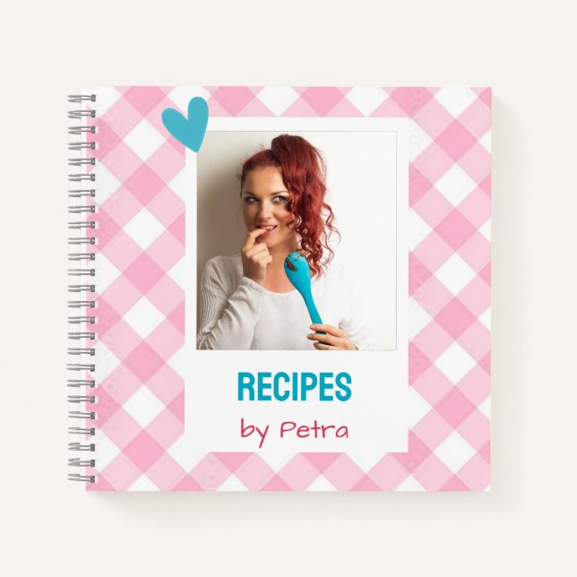 Personalized Recipe Book (ADD YOU PHOTO) (Front)