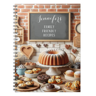 Personalized Recipe Cookbook Notebook